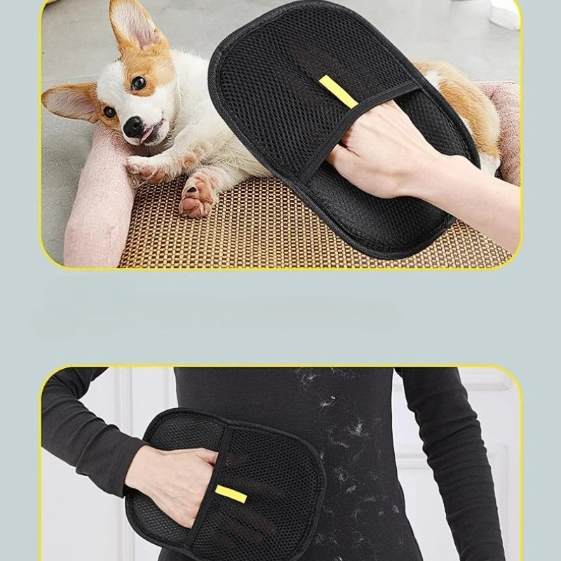 Pet Hair Removal Grooming Glove